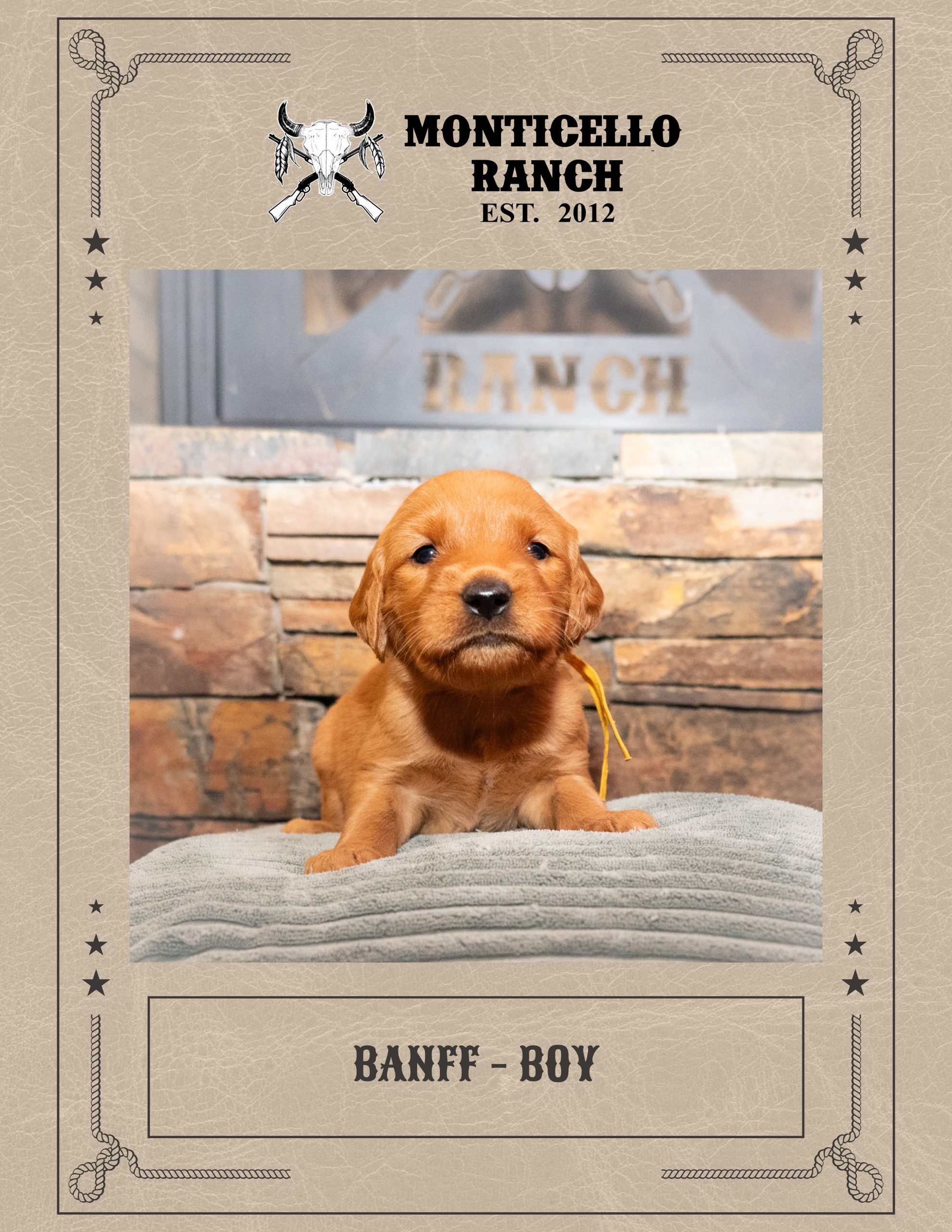 Monticello Ranch promotional graphic featuring National Parks litter